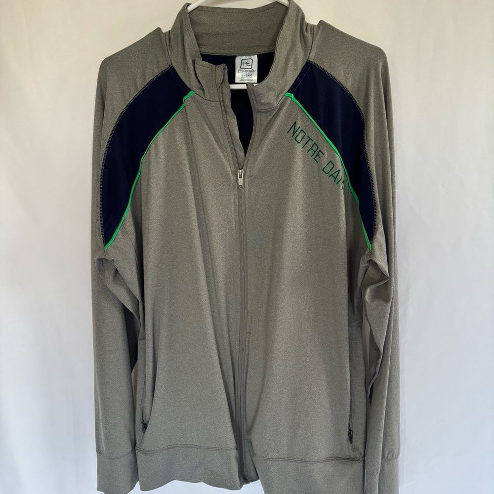 Pro Edge Notre Dame Full-Zip Sweatshirt